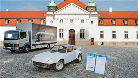 Porsche - Réception de la voiture et dépose des éléments