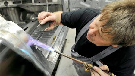 Porsche - Ricostruzione della carrozzeria 