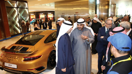 Porsche Centre Kuwait premiered two of its latest vehicles at the annual Kuwait Motor Show