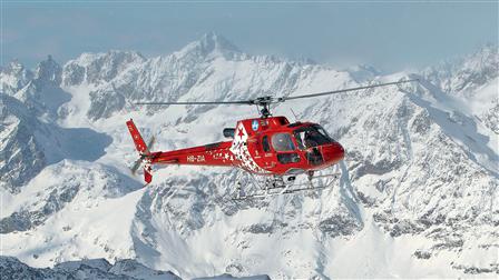 Air Zermatt's helicopter AS350 B3 Écureuil