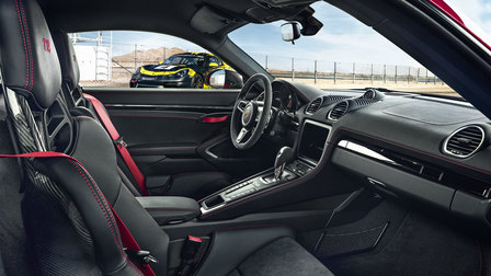 Interior of the 718 Cayman T