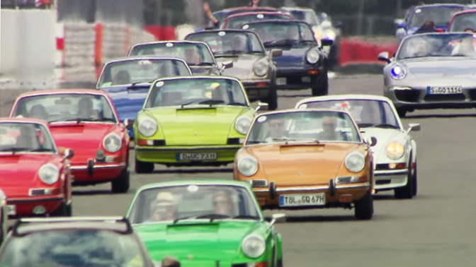 50 years Porsche 911 at the Oldtimer Grand Prix 2013